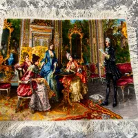 تابلو فرش چله ابریشم