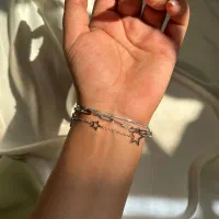 دستبند استیل سه لاین