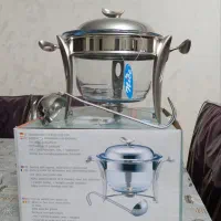 سوفله خوری پایه دار سوپ خوری تمام  استیل