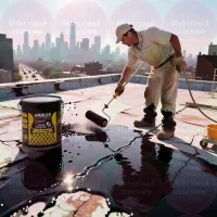 ایزوگام مایع قیر سرد 10 کیلویی نانو هابلس