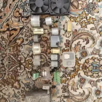 موتورDC و فن و قطعات الکترومکانیکی کارکرده مجموعه‌