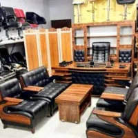 میز اداری مبلمان دسته خلبانی صندلی