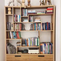 کتابخانه|کتابخانه، شلف، قفسه‌های دیواری|قم, عمار یاسر|دیوار