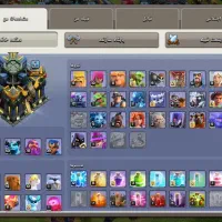 دو اکانت کلش اف کلنز تان 17 لول 209 و 200|کنسول، بازی ویدئویی و آنلاین|تهران, امام زاده عبدالله|دیوار