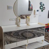 کنسول و آیینه تمام ام دی اف|بوفه، ویترین، کنسول|تهران, اکباتان|دیوار