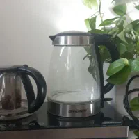 چای ساز سیلور مشکی صفحه تخت