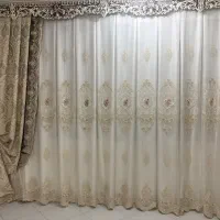 پرده همراه با دو عدد والان و کتیبه