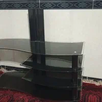میز تلویزیون شیشه ای