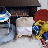 روروئک و تاب کودک و راکر کودک و کالسکه
