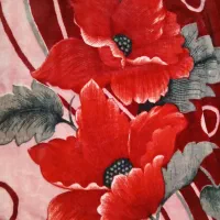 ۴ عدد پتوی گل برجسته ۱ نفره