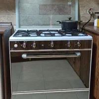 اجاق گاز ۵ شعله طرح فر کاملا سالم و کم کار