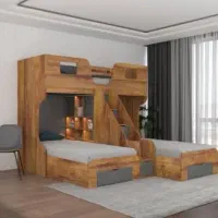 تولیدتخت خواب نوزاد دومنظوره و دوطبقه|تخت و سرویس خواب|کارون, |دیوار