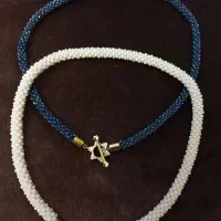 گردنبند ریز بافت کریستال سواروفسکی