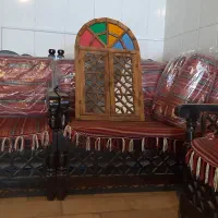 فروش مبلمان ۷نفره و میز و صندلی|مبلمان خانگی و میز عسلی|باغستان, |دیوار