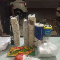 پلاستیک دسته دار ،شیری،لیوان کاغذ،کیسه فریزر سفره