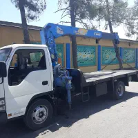 جرثقیل خاور 3 تن دکل بلند جهت کار شبانه روزی|خدمات حمل و نقل|شیراز, ترمینال باربری|دیوار