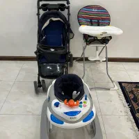 کالسکه و روروک و میزغذا خوری کودک