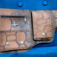 (کیف کمری چرم طبیعی)