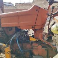 تراکتور با بیل و گاو آهن|خودرو سنگین|خوی, |دیوار