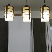 لوستر چوبی 3شاخه