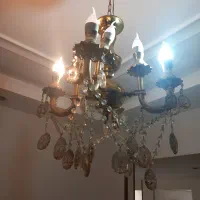 ۲ عدد لوستر ۸ چراغه کارکرده