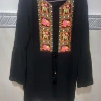 مانتو مشکی مجلسی