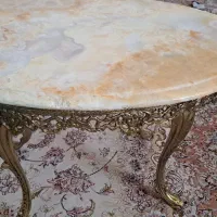 میز برنز با رویه سنگی|مبلمان خانگی و میز عسلی|تبریز, |دیوار