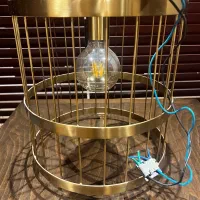 لوستر طرح قفسی تک شعله|لوستر و چراغ آویز|تهران, زعفرانیه|دیوار