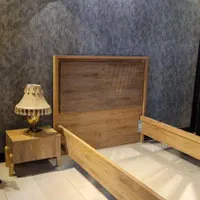 سرویس خواب MDF سایز 120 با گارانتی|تخت و سرویس خواب|اصفهان, محله اسلامی|دیوار