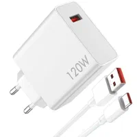 شارژر اصلی 120 وات شیائومی با کابل