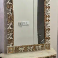 آینه شمعدان کامل با دو شمعدانی شکل ماهی