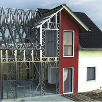 ساخت ساختمان و ویلا پیش ساخته lsf|مصالح و تجهیزات ساختمان|آمل, |دیوار