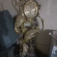 ساعت تزئینی طرح قو وتخت خواب فرفورژه