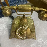 تلفن برنجی دکوری