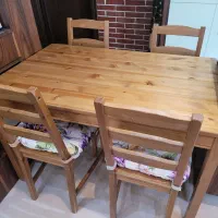 میز و صندلی ۴نفره ایکیا اصل مدل GOKKMOKK