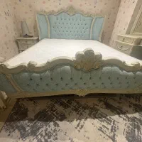 تخت کینگ سایز ۱۸۰در۲۰۰ منبت کاری|تخت و سرویس خواب|ورامین, ورامین|دیوار