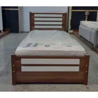 تخت خواب یک نفره همراه با تشک