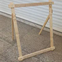 ساخت انواع کارگاه چوبی تافتینگ پانچدوزی تاپستری|لوازم خیاطی و بافتنی|نور, |دیوار