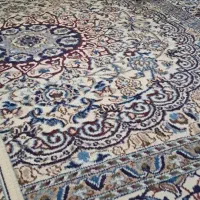 فروش فرش دستباف نائین کاشان مربع ۴ متری گل ابریشم|فرش|تهران, اقدسیه|دیوار