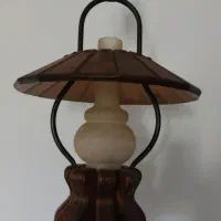 لوستر آویز چوبی