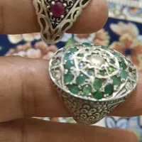 دوتا انگشتر هفت گنج زیبا قدیمی