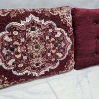 سرویس خان نشین نمد طبی طرح گل|پشتی|کرج, باغستان|دیوار