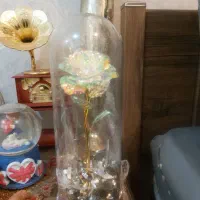 گل شیشه ای زیبا