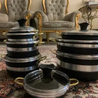 قابلمه تفلون ۱۶تیکه نو