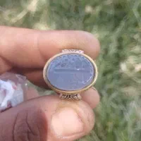 انگشتر  نگین خطی
