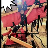 کالسکه خارجی دخترانه درحد نو