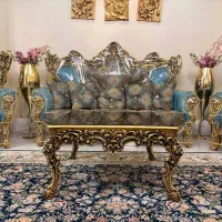 مبل سلطنتی ورق طلا