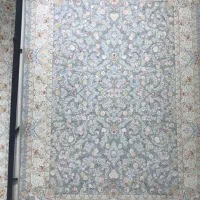 فرش ماشینی اکریلیک گل برجسته ابریشم