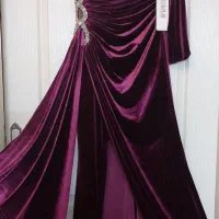 لباس مجلسی مخمل ترک