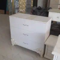 دراور میز ارایش سفید|جاکفشی، کمد، دراور|ارومیه, |دیوار